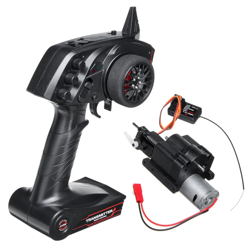 

WPL 3CH Radio Transmitter And Speed Change Gear Box For B1 B24 B16 C24 1/16 4WD 6WD Rc Car