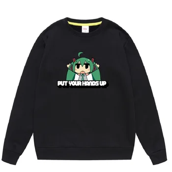 

High-Q Unisex Anime Hatsune Miku Hoodies coat gypsy Pullover Sweatshirts Hatsune Miku O Neck Coat Hoodies