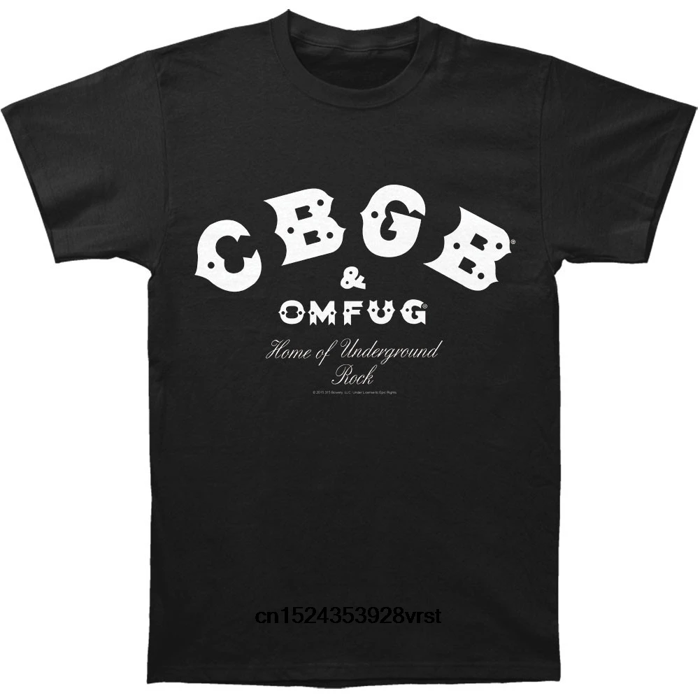 Funny men t shirt novelty tshirt women CBGB Logo (2) T shirtin T