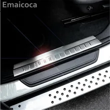 Emaicoca автомобильный Стайлинг авто аксессуары внутри порога Накладка на педаль чехол для BMW X3 F25 2011-/для X4