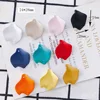 20pcs 24*28mm Mixed Color Resin Enamel Waved Leaf Shape Charm Pendant for Earring DIY Handmade Fashion Jewelry Making ► Photo 3/6