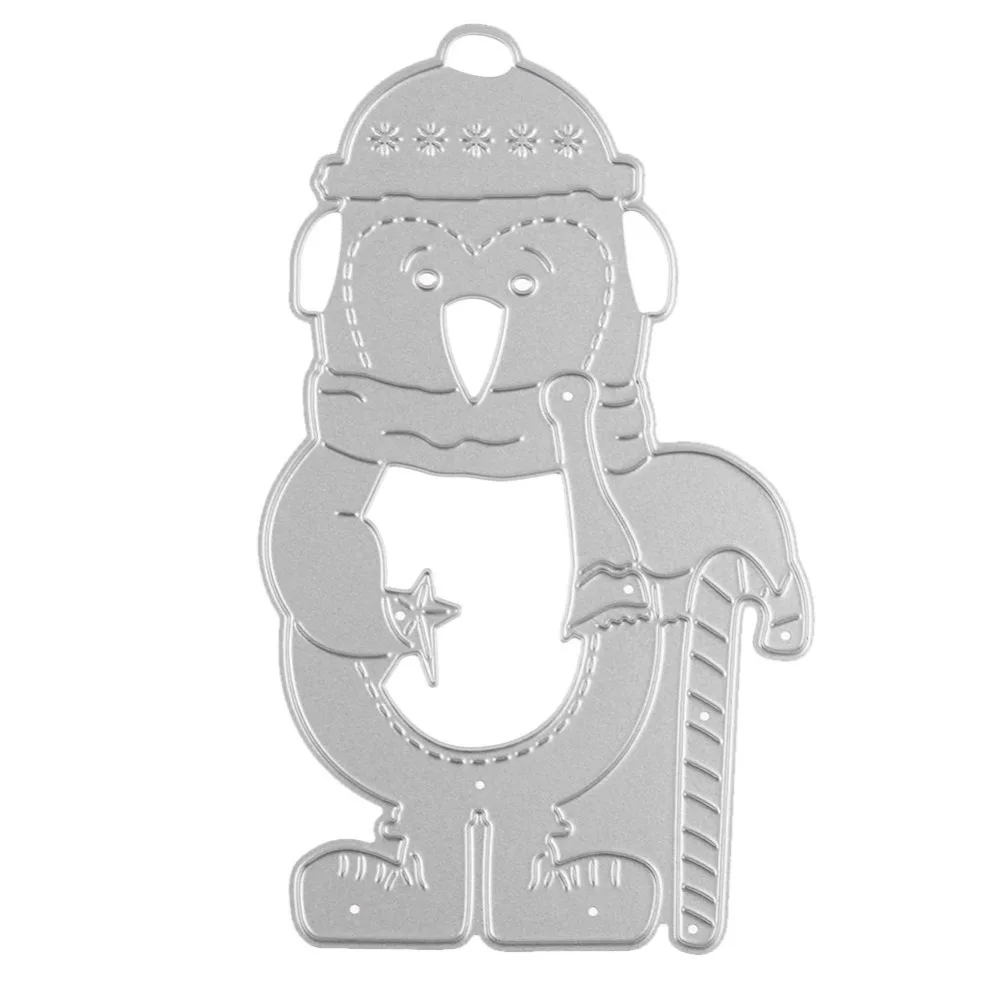 Cartoon Penguin Metal Cutting Dies For Decorative Steel Cut Dies