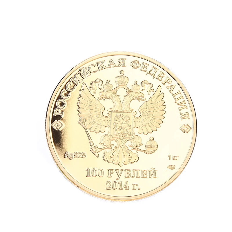 Gold Coin Collecting Commemorative Coin Collectibles Souvenir Bitcoin Gold Plated Coins Gifts Home Decoration Accessories