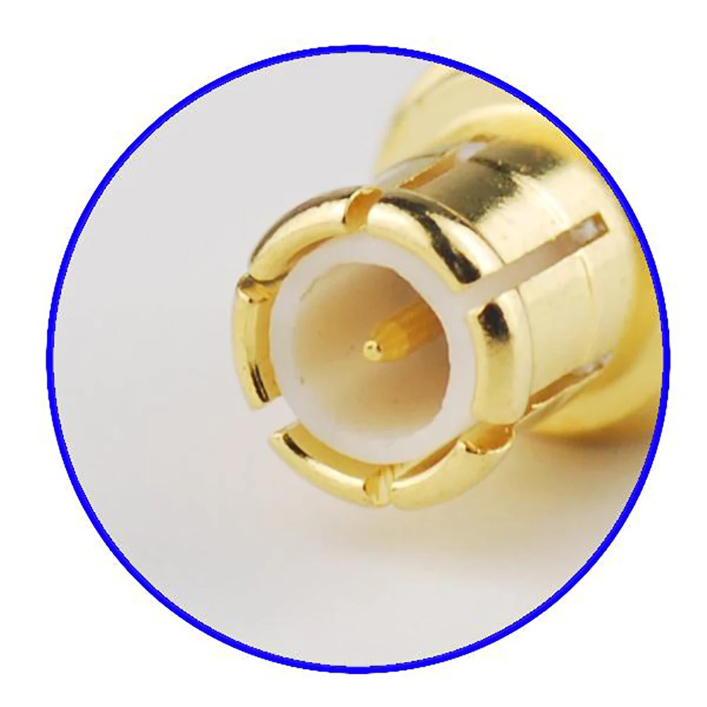 MCX Crimp Male Right Angle RF Coaxial Connectors for LMR100 RG174 RG316