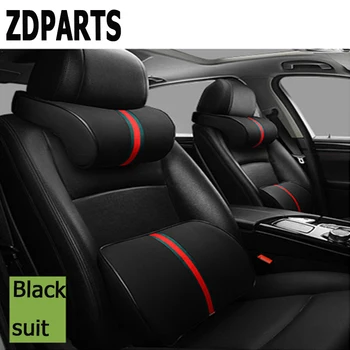 

ZDPARTS Car Neck Lumbar Pillow Three Primary Color Headrest For Toyota Corolla Avensis Rav4 c-hr Volkswagen VW Passat B6 B5 Polo