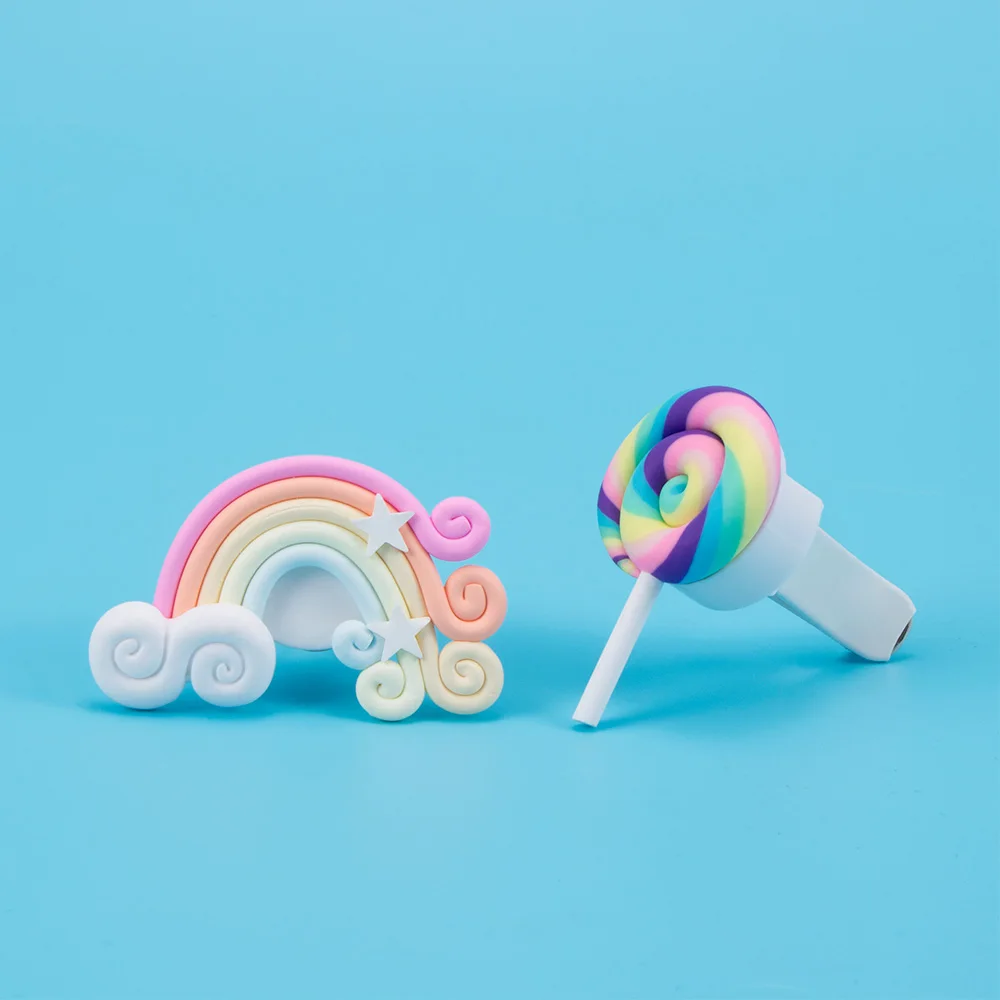 

Car Air Freshener Lollipop and Rainbow Air Outlet Ornament for Lady girl Auto Perfume Car Accessory Car-styling Solid Fragrance