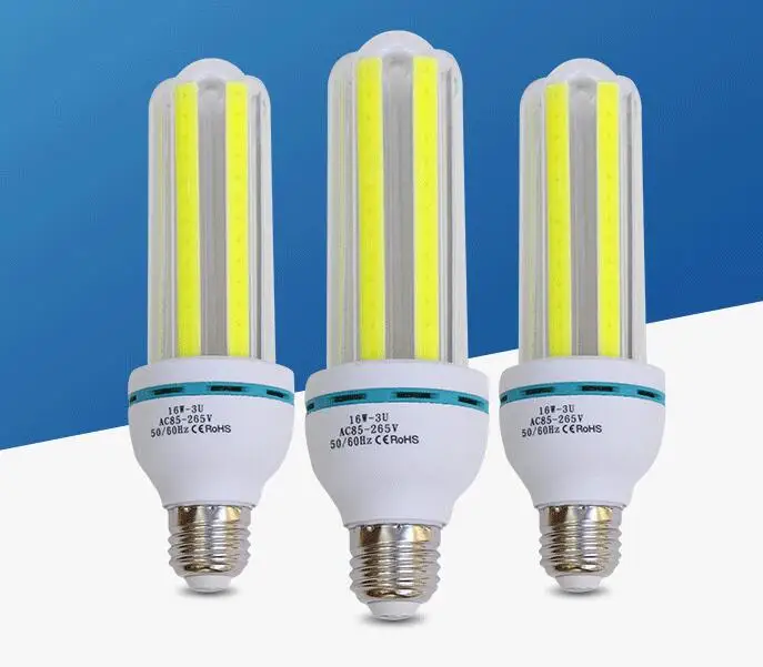 

1 piece warm white LED Lamp E27 AC 85-260V LED Bulb 3W 5W 7W 9W 12W 16W 20W 24W 32W 40W COB Corn Bulb Chandelier Candle Light