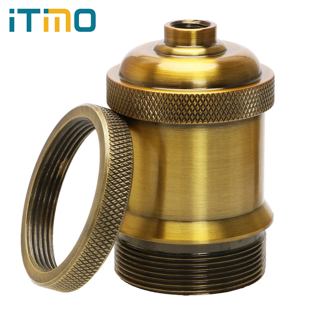 Buy iTimo E27 Metal Lamp Holder Bulb Base Antique
