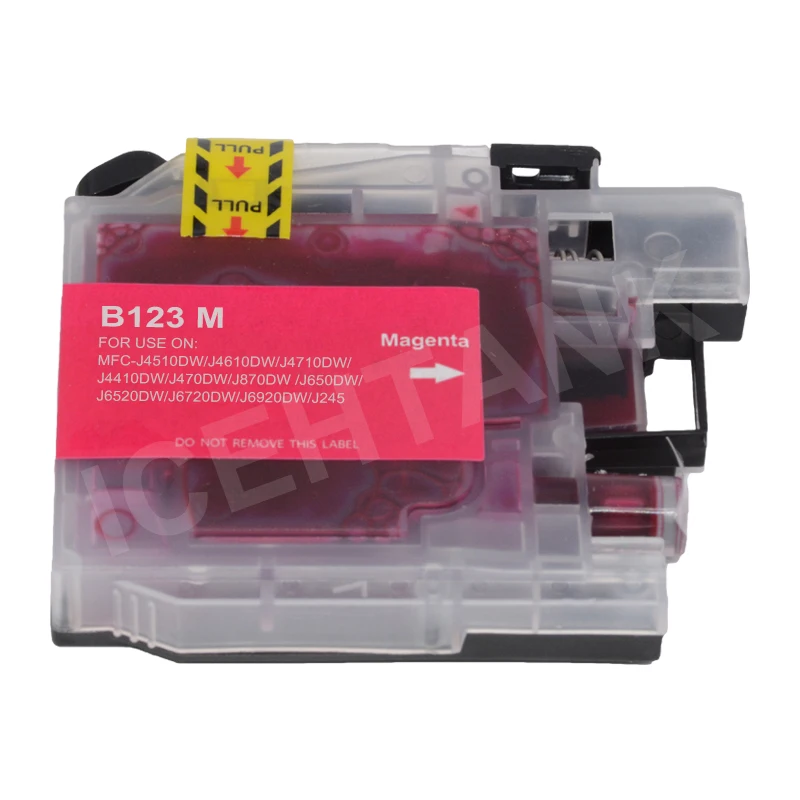 Чернильный картридж ICEHTANK LC123 для принтера Brother LC 123 XL картриджи MFC J4410DW J4510DW J4610DW J4710DW