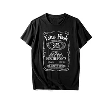 Dark Souls Estus колба футболка игра оружие рыцаря напиток плюс размер футболка для мужчин круглый воротник короткий рукав футболки Лидер продаж