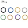 Alisouy 1PC Steel Tiny Nostril Segment Septo Nose Rings Captive Ear Nose Hoop Piercings Clip on Helix Rings Body Jewelry 7 Color ► Photo 2/6