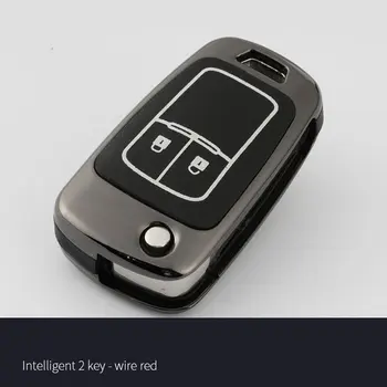

Galvanized Alloy Car Key Case for Chevrolet cruze accessories orlando tahoe trax for OPEL VAUXHALL Insignia Astra keychain