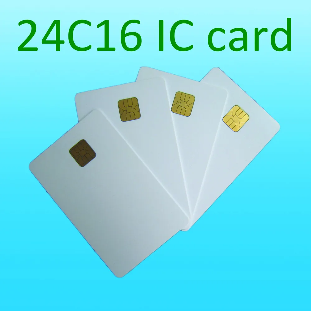 ISO7816 ATMEL 24C16 Бланк Связаться IC карт Связаться с чип-карт 16k пластиковых карт