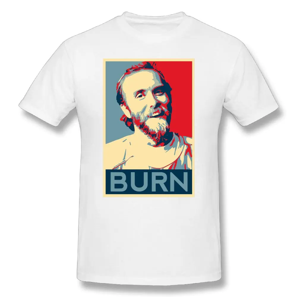 Burzum футболка Varg Vikernes-BURN Базовая футболка повседневные футболки Графические летние мужские футболки с коротким рукавом 100 хлопок Футболка - Цвет: white