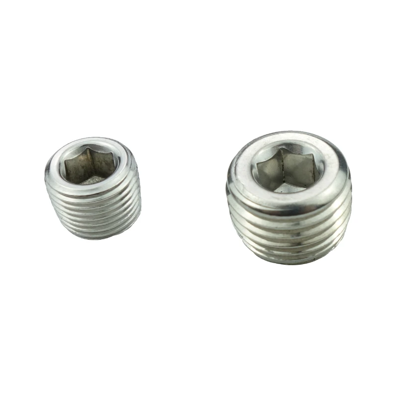 

stainless steel 304 Barstock Pipe Fitting Countersunk Plug BSPT NPT 1/8" 1/4" 3/8" 1/2" 3/4" 1"
