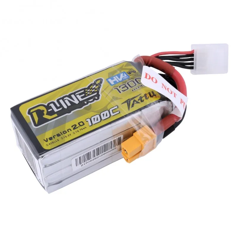 Tattu RLine версия 2 0 1300 мАч 15 c 4S в HV Lipo батарея XT60 Plug Racing FPV Дрон Квадрокоптер вертолет