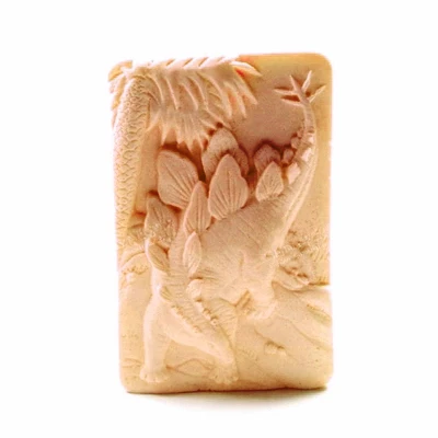 

PRZY Candle Molds mold Soap making moulds dinosaur silicone molds Handmade Craft Art DIY Silicone 2D dragon Soap Mold