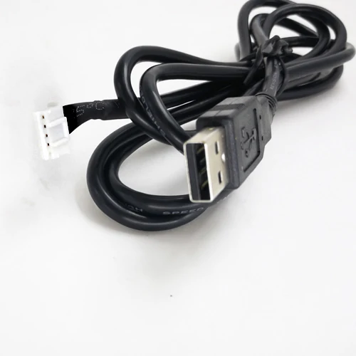 Biurlink женский/мужской 5Pin порт USB кабель USB адаптер для peugeot 307 308 408 для Citroen C2 C5 C6 установка RD45 RD43 стерео - Название цвета: male usb