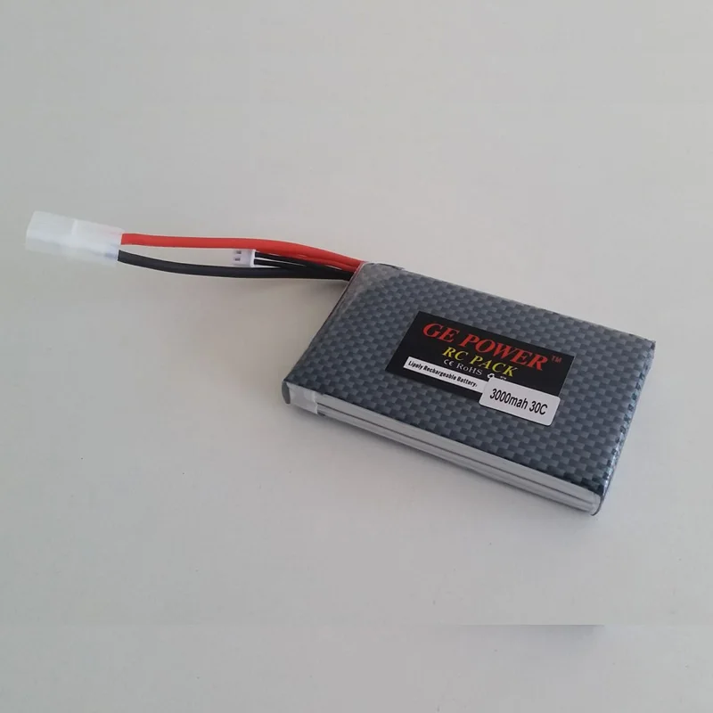 

1pcs 7.4V 3000mah 30C high Magnification Li-po battery T plug/XT60 Plug/Tamiya Plug for RC Boat/Car Spare part
