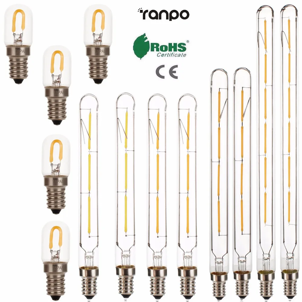 Винтаж ретро лампы накаливания Эдисона светодиодный лампы E14 T20 3 Вт, 4 Вт, 6 Вт, светильник 220 В античный подвесной