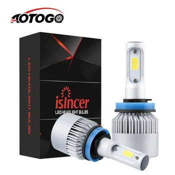 

2PCS 80W 8000LM 6500K H4 H1 H3 Turbo LED Car Headlight H7 H8 H9 H11 H27/880/881 9005 HB3 9006 HB4 9007 Led Fog Light Bulb