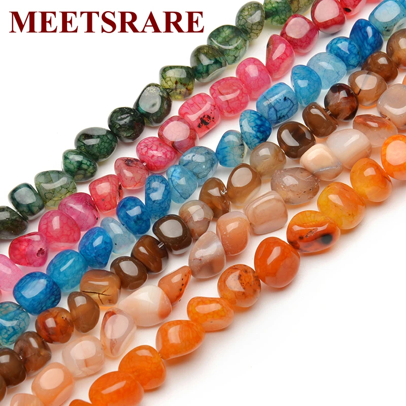 

Natural Stone Irregular smooth Agates beads 8mm For DIY beads jewelry making