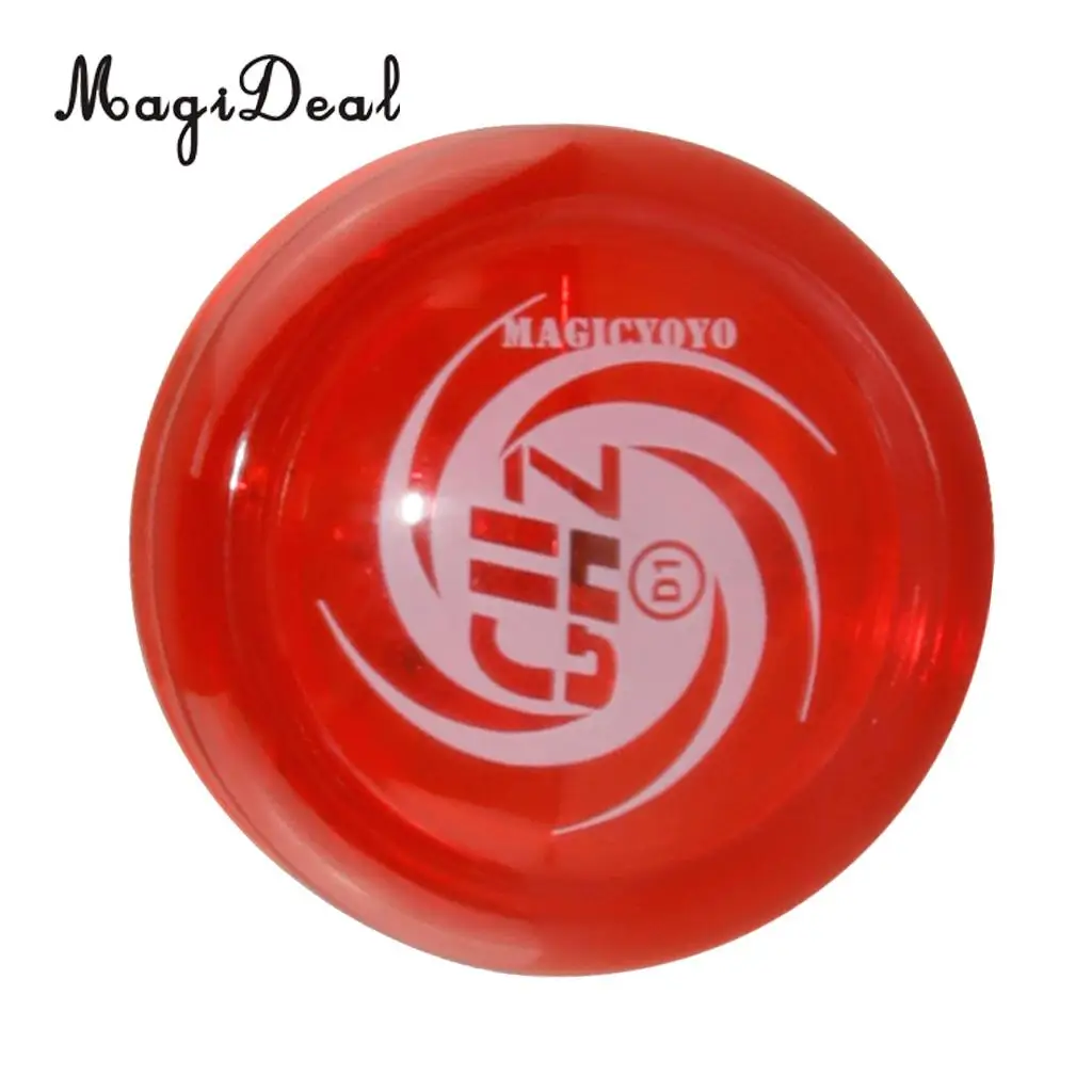 Plastic D1 Spin Ball Professional YoYo Size E Bearing with String for Kids Children Adult Classic Toy Green