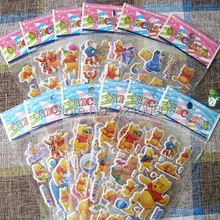 12 Sheets/lot 3D Puffy Bubble Stickers Cartoon Winnie the Pooh Stickers DIY For Boys Girls Toys PVC Removable Free Shipping 12 Sheets/lot 3D Puffy Bubble Stickers Cartoon Winnie the Pooh Stickers DIY For Boys Girls Toys PVC Removable Free Shipping