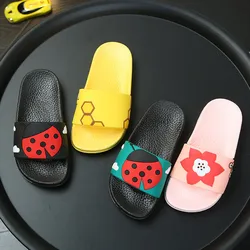 Kids Slippers For Girls Cartoon Ladybugs Beach Flip Flops Boys Soft Pvc Shoes Cute Insect Slippers Children Summer Flat Slides Kids Slippers For Girls Cartoon Ladybugs Beach Flip Flops Boys Soft Pvc Shoes Cute Insect Slippers Children Summer Flat Slides
