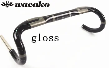 

2017 new wacako Ultralight Full Carbon Fibre Road Handlebar Bent Bar Handlebar External Wiring Road Bicycle Hand Bar 31.8mm