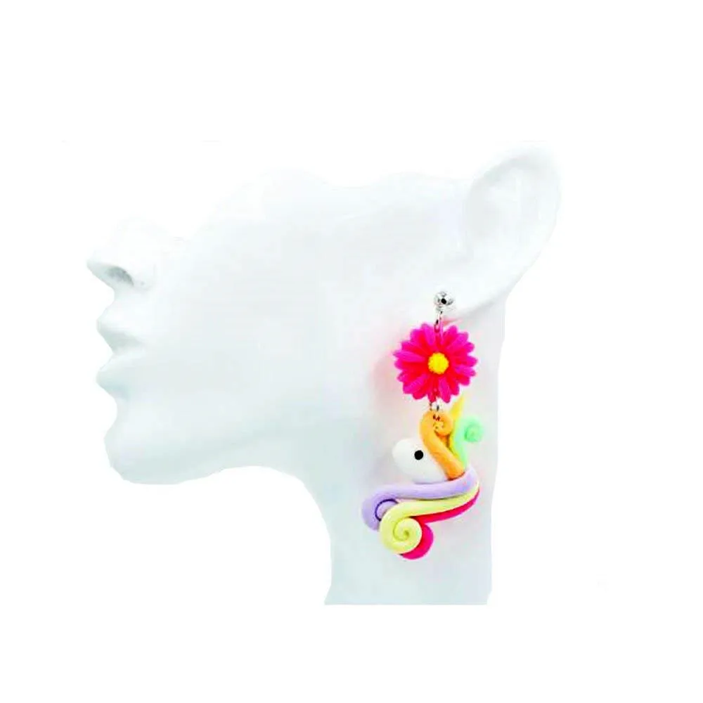 BigNoseDeer S925 argento sterling Orecchini Carino Piccolo scava fuori Gatto e Pesce moda gioielli Orecchini asimmetrici per le donne ragazze Regalo3