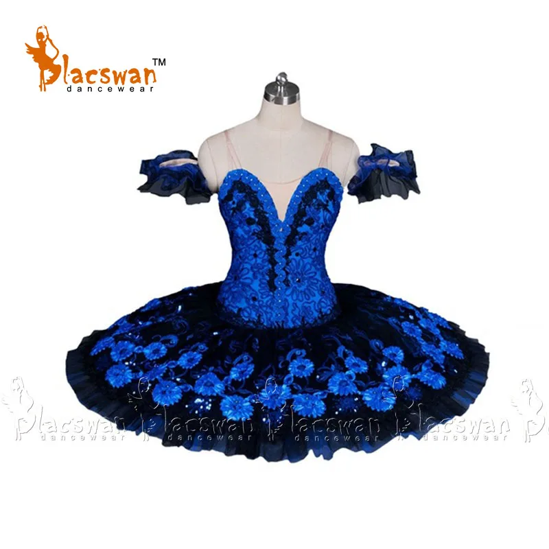 

Girl Ballerina Professional Ballet Tutu Blue BT454 Le Corsaire Classical Ballet Stage Costume,Pancake Platter Tutu Dress Girls