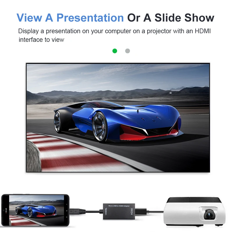  Tipo C & Micro Usb a Hdmi 1080P Hd Audio Video Cavo per Hdtv Convertitore SIM Card E Adattatori per