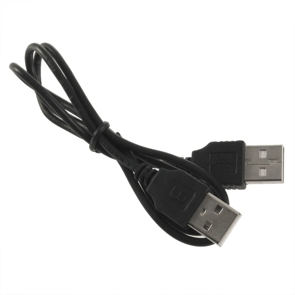 Высокое качество черный USB 2,0 папа-папа м/м удлинитель Разъем адаптер кабель провод