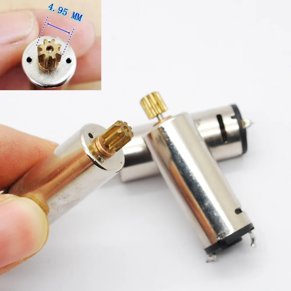 

5pcs Carbon brush 1230 N60 3V-6V DC 1200-26000RPM with output copper Gear