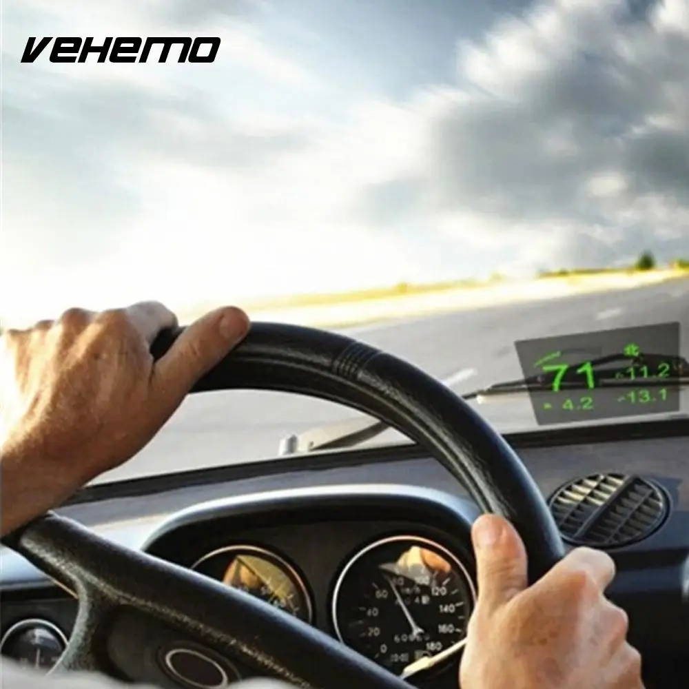 12*9 см светоотражающая пленка HD экран Премиум OBD HUD Автомобильный Универсальный