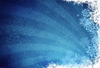 

Laeacco Blue Back Snowflake Pattern Photography Backgrounds Customized Photographic Backdrops For Photo Studio