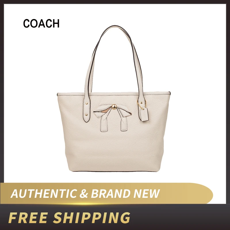 

COACH Leather Mini City Zip Tote BOW Handbag F28988