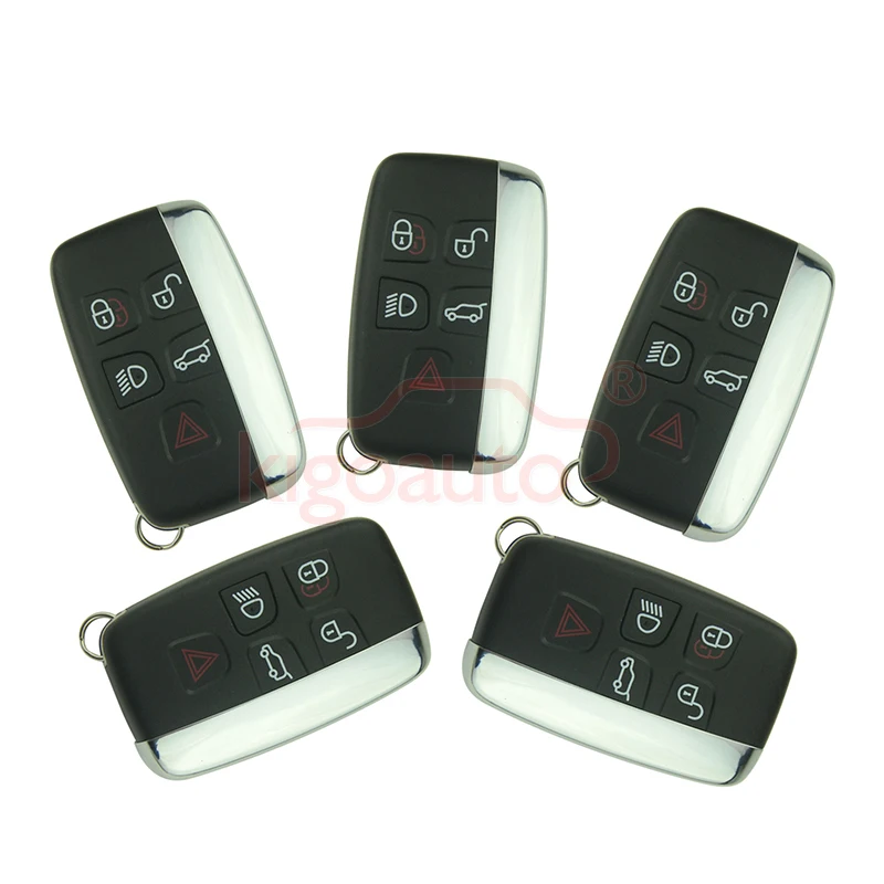 5pcs 433mhz 5 button remote key for Land Rover for Range Rover Sport Evoque Discovery 4  for LandRover PCF7953 smart car key remtekey smart key remote pcf7953 434mhz 5 button for land rover for range rover sport evoque discovery 4 2012 2013 2014 2015