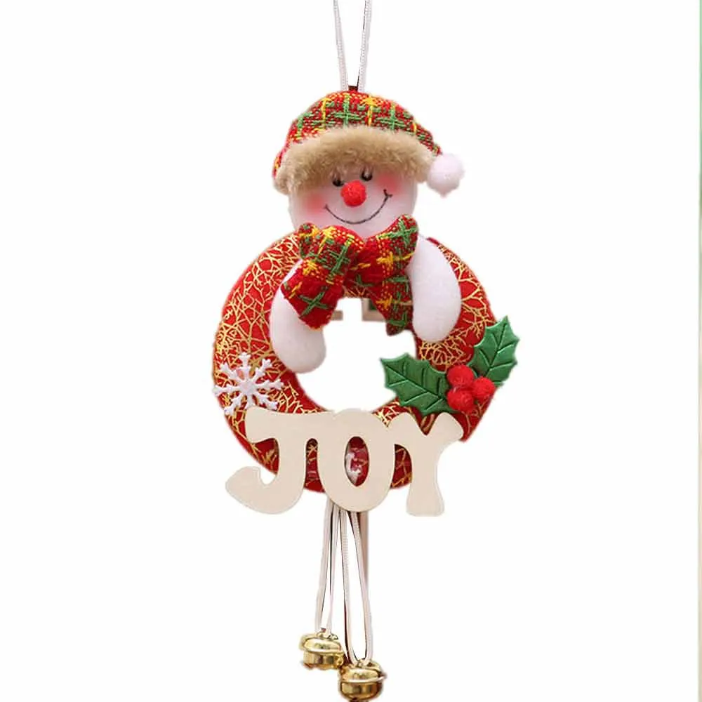 Рождественское подвесное украшение елка и снеговик подвесное украшение подарок Санта Клаус лося игрушка-кукла в виде оленя подвесное украшение 18 октября