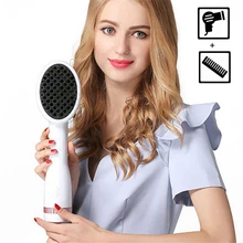 2000 Вт сушилка и стайлер отрицательный ионизирующий Фен Выпрямитель для всех типов волос Горячие воздушные лопасти кисти постоянной температуры