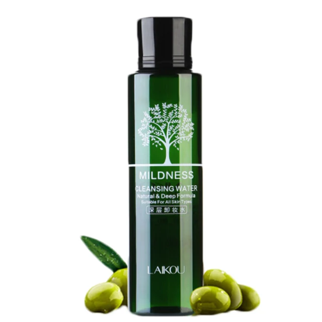 Olive Cleansing Water Makeup Remover Shrink Pores Cleanser ...