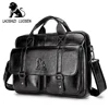 Business Messenger Bag Genuine Leather Men Shoulder Bag Vintage Male Casual Totes Handbag Cowhide Crossbody Bag Men ► Photo 2/6