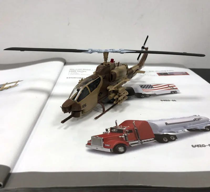 IXO 1/72 масштаба США AH-1W SuperCobra ударный вертолет литой металлический самолет модель игрушки для подарка/Дети/Коллекция