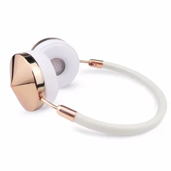 

Liboer Fashion Rose Gold Bluetooth Headset Stylish On Ear Wireless Headphone with Microphone for iPhone 7 Samsung Galaxy BT88