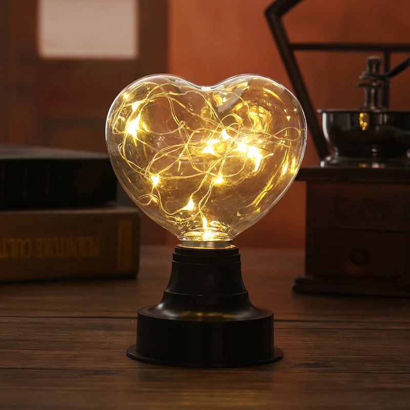 LED Night Light fixtures bedside lamp Christmas Wedding Decoration by USB Battery-Powered | Освещение