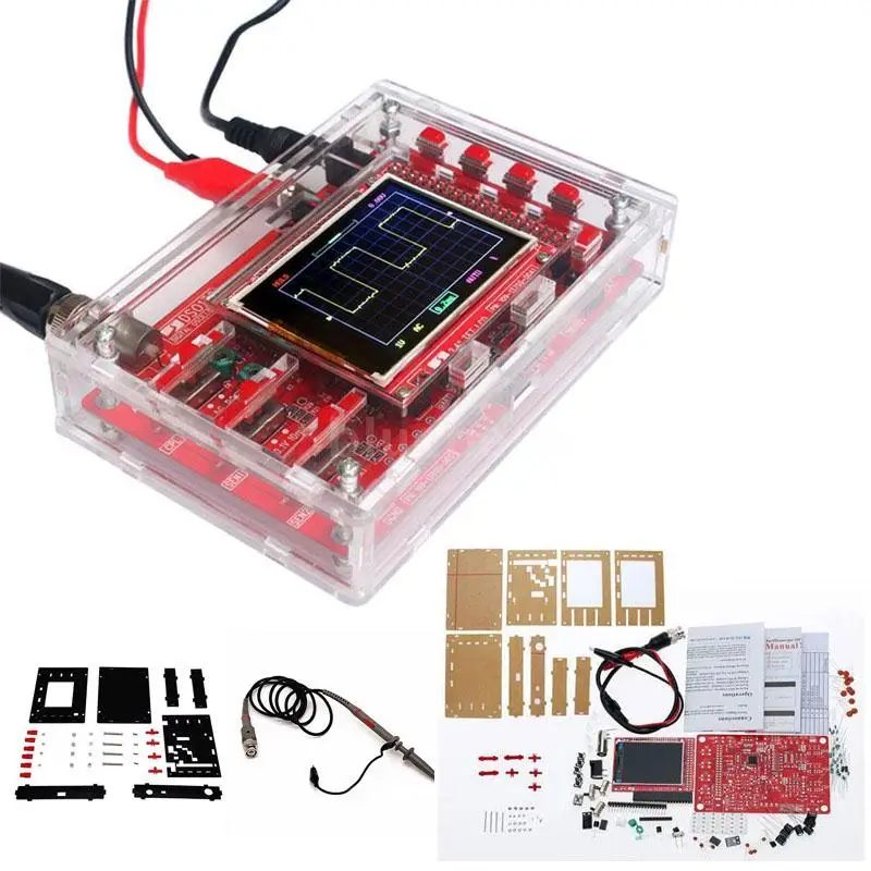 Dso138 24 Inch Tft Soldered Pocket Size Digital Oscilloscope 1Msps 12 Bit Probe Us Plug Power Oscilloscope Kit Diy Parts huismerk kopen in de aanbieding Dso138 24 Inch Tft Soldered Pocket Size Digital Oscilloscope 1Msps 12 Bit Probe Us Plug Power Oscilloscope Kit Diy Parts huismerk kopen in de aanbieding