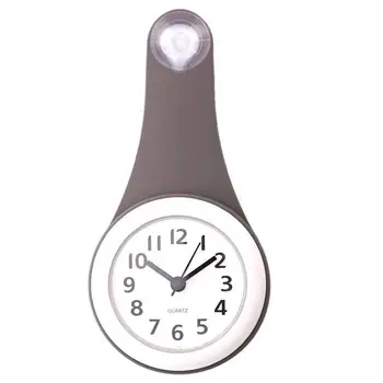 

waterproof anti-fog suction cup wall clock Fashion bathroom