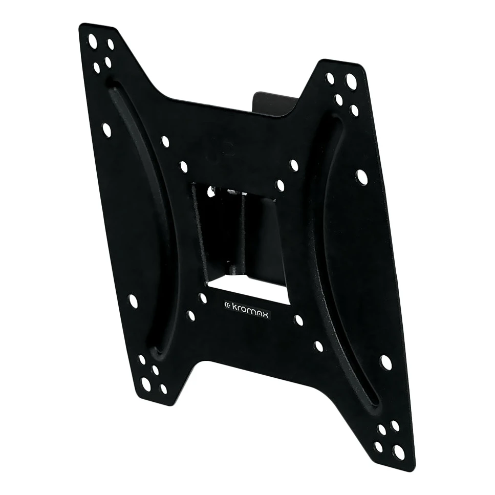 ТВ Кронштейн Kromax OPTIMA-202 black (Кронштейн для LED/LCD телевизоров 15-42 дюймов, max 25 кг, настенный, 3 ст свободы, наклон +5°-12°, поворот ±30°, от стены 68.5 мм съемная монтажная пластина)