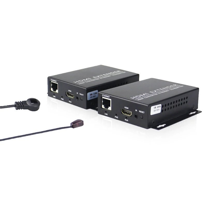 

120m HDMI Extender Over single-wire CAT5e/6 supports 1 HDMI transmitter to N HDMI receivers support standard IR remote control